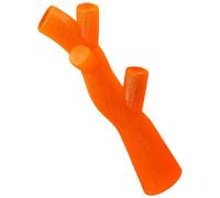VICASKY Tpr Puppy Chewing Dog Teething Branch Chew Stick Orange Large 180x52x37mm Interactive Teeth Cleaning Pet for Puppies and Dogs