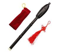 VICASKY Traditional B Flat Bawu Folk Wind Instrument with Storage Bag Resin Material Musical for Beginners Starting Musical Journey