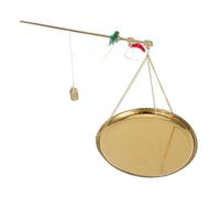 VICASKY Traditional Chinese Herb Gram Scale 250g Copper Mechanical Kitchen Scale for Precision Measurement and Versatile Application in Medicine Weighing and Tea Preparation