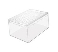 VICASKY Transparent Reptile Cage Multi Function Breeding Supply for Snakes Spiders Geckos and More Weather Resistant Durable No Odor Easy to Use