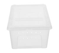 VICASKY Transparent Spider Habitat Enclosure Escapeproof Container for Spiderlings Convenient for Easy Pet Management for Geckos and Other Reptiles
