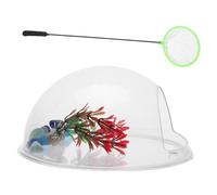 VICASKY Transparent Wall-mounted Fish Tank Diameter Acrylic Hanging Vase for Plants and Betta Fish Space-saving Modern Hydroponic Planter with Accessories for Home and Office Decor