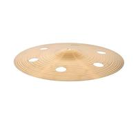 VICASKY Trash Crash Cymbal Bright Trashy Effect Cymbal Alloy with Holes 14 Inch with Short Decay and Quick Rhythm Changes for Drum Kit for Electronic Music and Rock