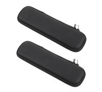 VICASKY Travel Toothbrush Case and Electric Toothbrush Holder 2pcs Small Sturdy Eva Hard Shell with Mesh Pocket for Traveling Oral Care Accessories