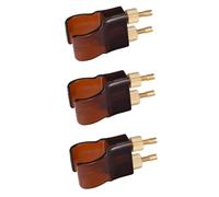 VICASKY Tuning Key Pegs Eq Tuner 3pcs Brass Erhu Fine Tuners Practical String Adjusters (assorted Color)