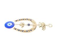 VICASKY Turkish Blue Evil Eye Elephant Pendant Lucky Hanging Decor for Car Keys Bag Home Amulet with Stylish Design for Protection Against Bad Luck