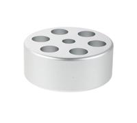 VICASKY Turntable Weight Record Stabilizer Clamp, Aluminum Alloy Vinyl Disc Platter Weight, Universal Anti-vibration Record Clamp Accessory for Dj Turntables, Silver