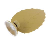 VICASKY Turtle Basking Platform Leaf Shaped Floating Terrace with Suction Cups Durable Aquarium Accessory for Small Turtles Frogs Crabs Fish Tank Decoration