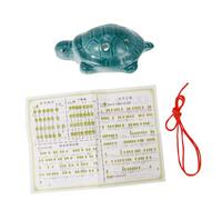 VICASKY Turtle Shape Ocarina Flute for Beginners Durable Porcelain Musical Instrument for Students Easy to Carry Suitable for All Ages for Learning Music