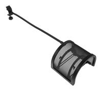 VICASKY U-Shaped Metal Microphone Windscreen Pop Filter Cover for Handheld and Condenser Mics, Black Large Size Windshield Shield for Podcast, Streaming, and Studio Recording