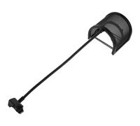 VICASKY U-Shaped Metal Pop Filter for Condenser Mic, Vocal Recording Windscreen Cover, Streaming Microphone Shield, Large Black Protective Mesh Screen