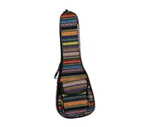 VICASKY Ukulele Bag Thickened Padding for Concert Ukulele Storage Features Rainbow Design Dual Shoulder Straps Hand Carry Handle for Beginners and Musicians The Go