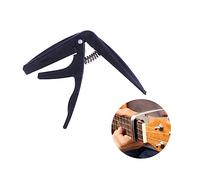 VICASKY Ukulele Capo Zinc Alloy Single-handed Ukelele Capo for Acoustic Ukulele Soprano Adult Left Handed