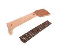 VICASKY Ukulele Replacement Neck 15 Frets Fingerboard Wood Set for 21 Inch Acoustic Instruments, Easy Installation and Enhanced Finger Comfort, for DIY Projects and Practice