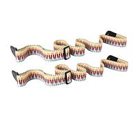 VICASKY Ukulele Strap and Small Guitar Strap 2pcs Braided Webbing Shoulder Sling with Ethnic Style Rainbow Pattern for Ukulele and Small Guitar Use, Compact Design for Home and Outdoor