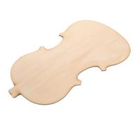 VICASKY Unfinished Wooden Violin Back Plate for 4/4 Size with Optimized Resonance and Handpolished Curves, Violin Repair Accessory for Luthier DIY Making Projects and Teaching
