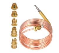 VICASKY Universal Gas Stove Thermocouple Replacement Sensor with Copper Material for Reliable Operation and Easy Maintenance Suitable for Indoor Gas Stoves and Heating Equipment