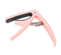 VICASKY Universal Guitar Capo Metal Abs Fast Adjustment Easy One-handed Use Pink for Playing Traditional Songs and Country Music Acoustic Guitar Accessories