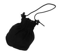 VICASKY Universal Hair Diffuser Cover Hair Blower Bag Small Foldable Silver Canvas Drying Sleeve Travel Storage Organizer