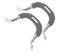 VICASKY Universal Heat-Resistant Pot Handles 2Pcs Thickened Stainless Steel Side Replacement with Silicone Grip for Kitchen Cookware and Steaming Pots