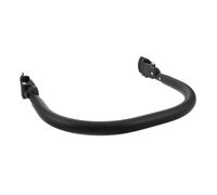 VICASKY Universal Stroller Bumper Armrest with Detachable Handrail, Black Iron and Silicone Material, Rounded Corners and Soft Wrap Design, for Outdoor Walks and Short Outings