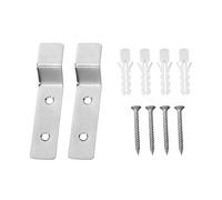 VICASKY Urinal Fixed Hook Wall Mounted Urinal Support Stainless Steel Bracket Sturdy Corrosion Resistant Bathroom Replacement Part for Men’S Restroom 2 Sets