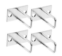 VICASKY Vending Machine Door Lock Replacement Part Silver and Tamper Resistance 4pcs with Robust Iron Construction Security Locking Attachment for Commercial Cabinets and Vending Machines
