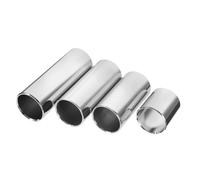 VICASKY Versatile Guitar Slides 4pc Metal Guitar for Acoustic Electric Guitars Different Lengths