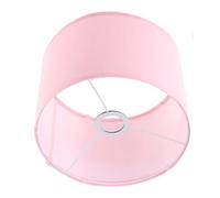 VICASKY Victorian Fabric Lampshade Pink Height Linen Material with Hook Loop Fastening Replacement Lamp Cover for Desk Wall Ceiling Lights for Living Bedroom Kitchen Office