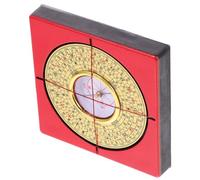 VICASKY Vintage Chinese Brass Compass Portable Traditional Taoist Compass with Protective Cover Accurate Readings for Navigation Unique Decorative for Home and Travel