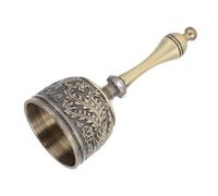 VICASKY Vintage Metal Hand Bell with Dragon Clear Resonant Sound Comfortable Grip for Service Dinner Prayer Yoga Elderly Care Home and Restaurant Use
