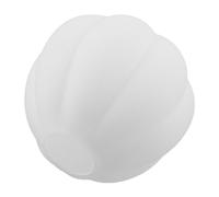 VICASKY Vintage Milk White Pumpkin Glass Light Shade Hand Blown Table Lamp Shade Replacement for Halloween Thanksgiving Rustic Farmhouse Decor with Easy Installation and Cozy Seasonal