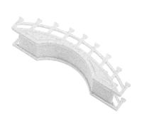 VICASKY Vintage Miniature Garden Bridge for Fairy Garden and Dollhouse Traditional Chinese Style Arch Bridge Figurine Detailed Cultural Landscape Accessory for Miniature Scenes