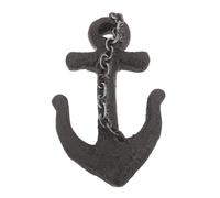 VICASKY Vintage Nautical Anchor Wall Hook Large Resin Coat Rack Rustic Decorative Towel and Jacket Hanger for Mudroom Hallway Beach House Storage