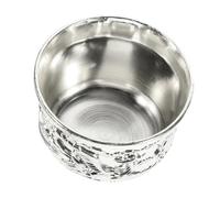 VICASKY Vintage Zinc Alloy Embossed Metal Wine Cup Reusable Drink Goblet for Whiskey Cocktails Water Portable Bar and Home Decoration Creative Retro Style Desktop Adornment