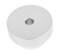 VICASKY Vinyl Record Adapter 7-Inch Turntable Accessory Silver Weight Stabilizer for 45 Professional Audio Attachment for Balance and Vibration Reduction