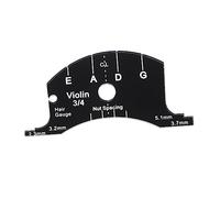 VICASKY Violin Bridge Template Violin Part Multi-purpose for Chord Measurement Black