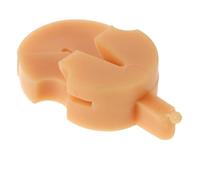 VICASKY Violin Practice Mute Tourte Style Rubber Mute for Silent Sessions Lightweight Design for Easy Use for Acoustic and Electric Violins and Performance