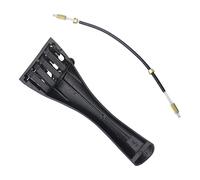 VICASKY Violin Tailpiece String Instrument Accessory and Tailgut Wire with 4 Fine Tuners Aluminum Alloy Easy to Tune and Ready to Use for 3/4 and 4/4 Violins