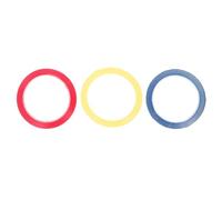 VICASKY Violin Tape and Cello Finger Position Labels for Beginners, 3mm Colored Fingering Stickers in Red, Yellow, and Blue, Learning Aid for Accurate Note and Phoneme Placement, 3pcs Set