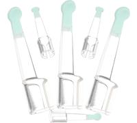 VICASKY Visible Ear Spoon Tips Replacement 6pcs Silicone Earwax Removal Tool 3.0-3.9mm Soft Ear Cleaning Accessories for Adults Professional Earwax Cleaner