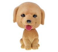 VICASKY Vivid Arts Dog Ornaments Shaking Head Puppy Decor Car Cake Dog Adornment