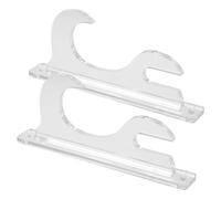 VICASKY Wall Mounted Acrylic Sword Stand Heavy Duty Desktop Display Rack for Lightsabers Knives Collectible Blades Storage Organizer for Home Office Decor