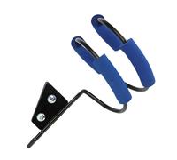 VICASKY Wall Mounted Hair Dryer Holder with Accessory Hooks Durable Hair Blower Storage Rack for Bathroom Salon Secure Installation Space Saving Design Organize Your Styling Tools