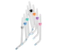 VICASKY Water Flosser Replacement Heads Teeth Cleaning Jet Tips 8pcs Acrylic Material for Easy Replacement and Maintenance Compatible with Universal Water Flossers for Oral Irrigator