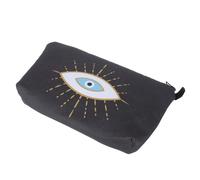 VICASKY Water-Resistant Makeup Bag Evil Eye Print, Multipurpose Travel Toiletry Organizer Pouch for Women, Zipper Cosmetic Storage Handheld Wash Bag