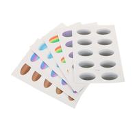 VICASKY Waterproof Eyeshadow Stickers 6pcs Temporary Gradient Eye Makeup Decals Sweat-resistant Festival Party Cosplay Accessories for Women and Girls