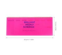 VICASKY Weekly Planner Notepad with Horizontal Layout Sl esign and Paper Material Pink Spiral to Do List Notepad Desk Organizer Undated Weekly Schedule for Home and School Use