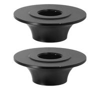 VICASKY Wheelchair Front Wheel Caster Retainer Clips 1 Pair Aluminum Alloy 8Mm Hole Diameter Black Positioning Limiters for Mobility Scooter Accessories