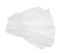 VICASKY White Dog Princess Dress Soft Tulle Tutu Skirt for Cats Dogs Comfortable Holiday Wedding Party Apparel